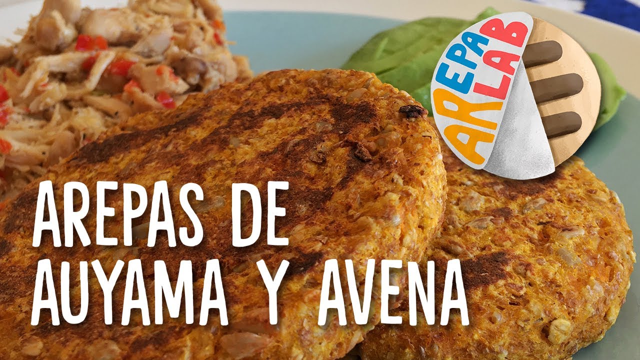 ¿CÓMO HACER AREPAS DE AUYAMA? CON AVENA Y SEMILLAS DE GIRASOL 🤤 - YouTube