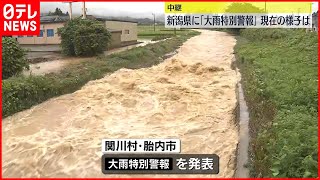 【大雨特別警報】各地で床上浸水  村上市で80代男性が足をケガして“重傷”  新潟県