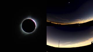 Total solar eclipse, Nebraska - August 21st, 2017 - multiview