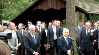 Lech Kaczyński w Pszczelniku pod Myśliborzem - 13 lipca 2008.MPG