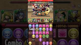 Puzzle and Dragons 6月のクエスト 上級者向け Lv9