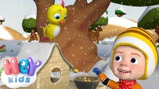 Песента На Врабчето - Коледни Детски Песнички | HeyKids