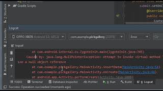 Android Studio | Attempt to invoke virtual method 'void android.widget.Button.setOnClickListener