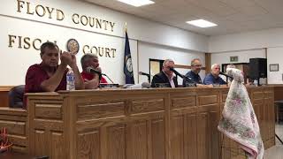 Floyd County Fiscal Court meeting 08-21-2019