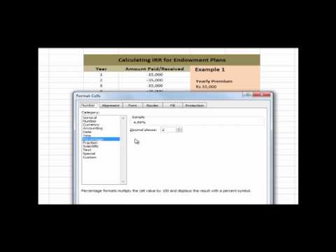 How to calculate your Insurance Policies Returns through IRR How to calculate your Insurance Policies Returns through IRR
