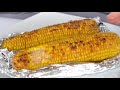 oven roasted corn on the cob with garlic butter