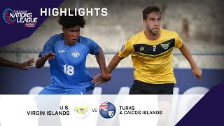 Concacaf Nations League 2022 Highlights | U.S. Virgin Islands VS Turks and Caicos Islands