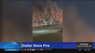 Blaze erupts in Dollar Tree store in North Hollywood with customers inside