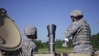 120mm Mortar training with the Pa. National Guard