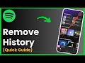 How To Remove Listening History On Spotify !