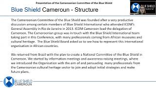 Shielding the Past 7(19): Blue Shield Cameroun National Committee Presentation