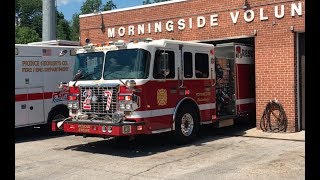 Morningside Rescue Engine 827 Responding 6:2:17