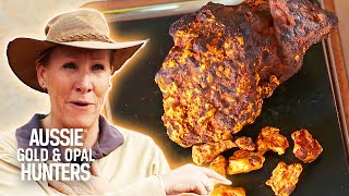 Gold Gypsies Make A Cracking Start With A MONSTER Gold Nugget! | Aussie Gold Hunters