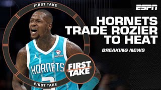 🚨 Hornets trade Terry Rozier to the Heat 🚨 Stephen A. LOVES this move! | First T