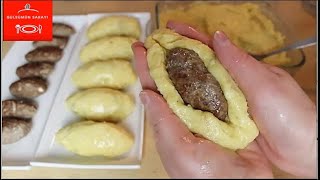 very delicious recipe 👌 potatoes with meatballs 👌 aguarantee for a delicious recipe dinner delicious