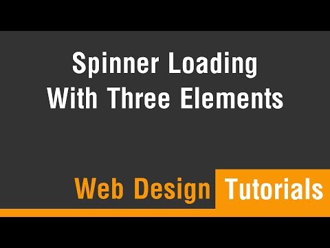 Arabic Tutorials - Create Spinner Loading With Three Elements Arabic Tutorials - Create Spinner Loading With Three Elements