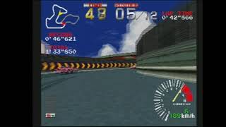 ALZERI Speedruns: Ridge Racer (PSX), Beginner Race using RT BLUE SOLVALOU (Car #12) (1'40\