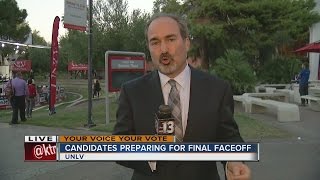 RALSTON: Candidates preparing for final debate at UNLV