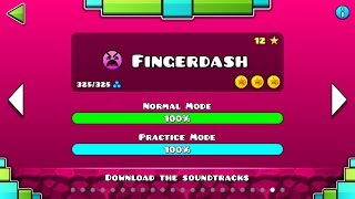 Geometry Dash 2.1 - Fingerdash All Coins! (95% Fail)