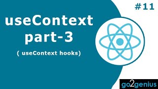 React Hooks - #11 | useContext() Hook - part-3 - Code with useContext() Hooks