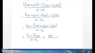 Differentialregning - Bevis for formler