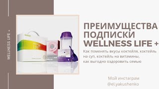 Преимущества подписки Wellness Life +