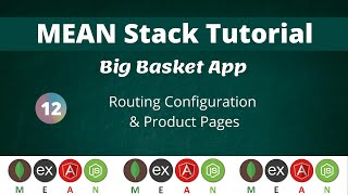 12 Angular Routing Configuration & Product Pages | MEAN Stack Tutorial | NAVEEN SAGGAM