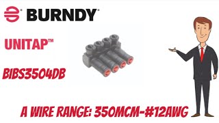 Burndy Unitap BIBS3504DB Insulated Tap