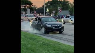 Chevy Cruze burnout at the 2020 Woodward Dream Cruise