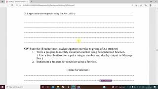 Demonstrate use of Simple Function & Parameterized Function in VB.NET
