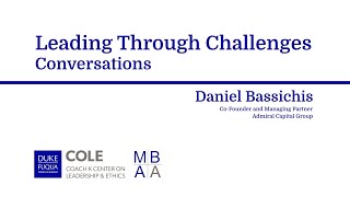 COLE-MBAA Leading Through Challenges Conversations with guest speaker: Daniel Bassichis