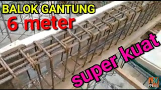 How to make hanging beams, correct iron for a 2-storey house