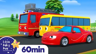 Vehicle Sounds Song +More Nursery Rhymes and Kids Songs | Little Baby Bum