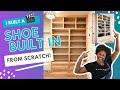 DIY Master Closet | Shoe Built In from Scratch| Part 1 | Installing the Built In