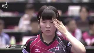 2017ジャパンOP 女子シングルス準々決勝 平野美宇 vs 陳夢（中国）