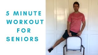 Simple 5-Minute Chair Workout For Seniors | More Life Health