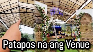 Patapos na ang venue.