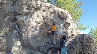 Hartley Springs Bouldering - War Pigs, V7