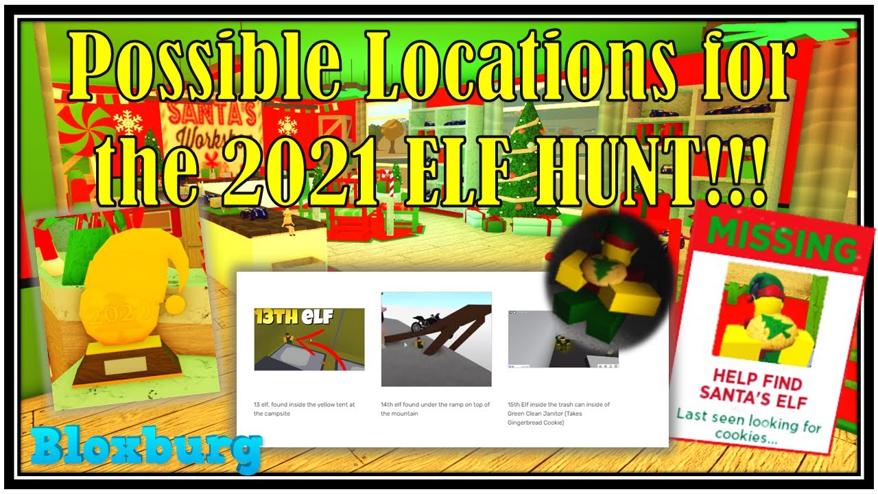 Bloxburg Elf Locations!! - YouTube