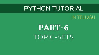 Python Tutorial For Beginners in Telugu-part 6 tuples in python