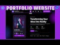 Build a Personal Portfolio Website Using React JS and Tailwind CSS