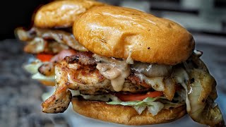 The BEST Grilled Chicken Sandwich EVER Recipe | Ray Mack's Kitchen and Grill