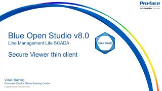Blue Open Studio about Secure Viewer (V8)