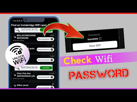 Cómo ver la contraseña wifi de la aplicación Instabridge Cómo usar MOSTRAR contraseña wifi