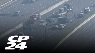 BREAKING: Fatal crash on stretch of EB 401 in Mississauga leads to closure
