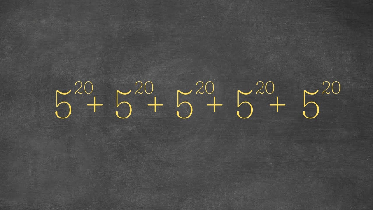 A Nice Exponential Problem Youtube