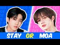 TXT vs STRAY KIDS: Are you a MOA or Stay? 💞💞 KPOP QUIZ | Extremely hard | Kpop game