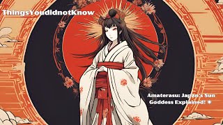 Amaterasu: Japan's Sun Goddess Explained! She brought Light Back to the World!☀️