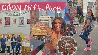 12 HR SHIFT ON MY BIRTHDAY | Peds Nurse Shifts, Nyc Rooftop Party, BF Visits, Glam Makeup