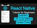React Native tutorial #24 useEffect hook as ComponentDidUpdate life cycle method